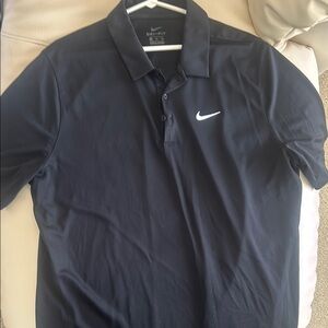 Nike Men's Black Polo Golf Shirt